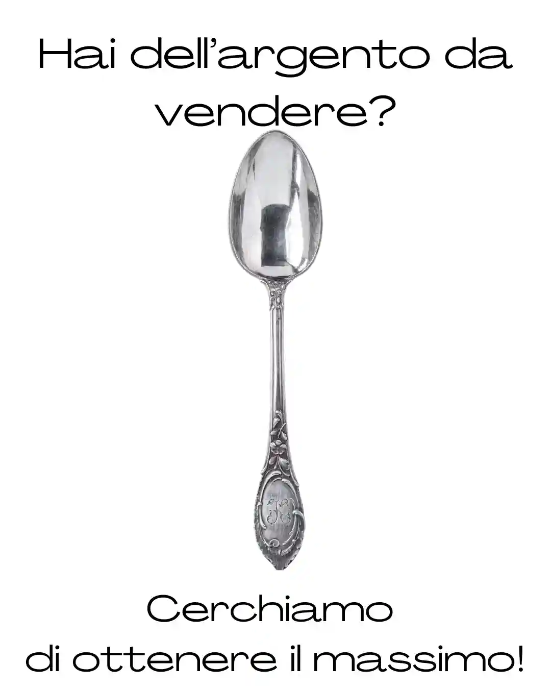 vendere posate in argento